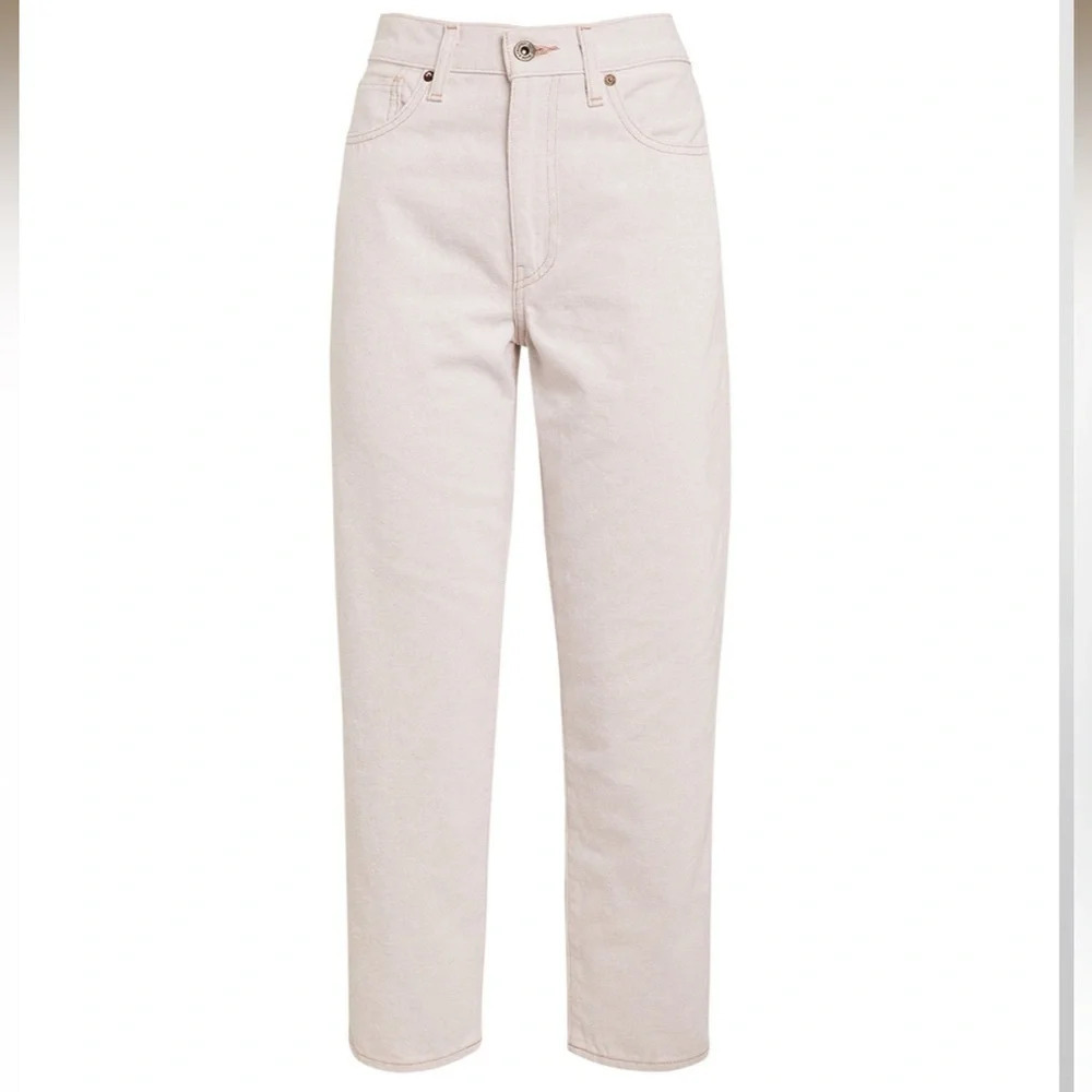 LEVI'S High-Rise Column Pink Denim Jeans Size 27